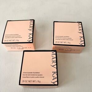 3 Sets of Mary Kay Mineral Powder Foundation